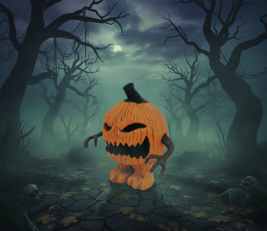 Calabaza Caminante 18 cm – Decora, Sorprende y Asusta en Halloween